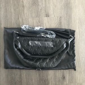 Glam-Aholic Lifestyle Black Fanny Pack Bag